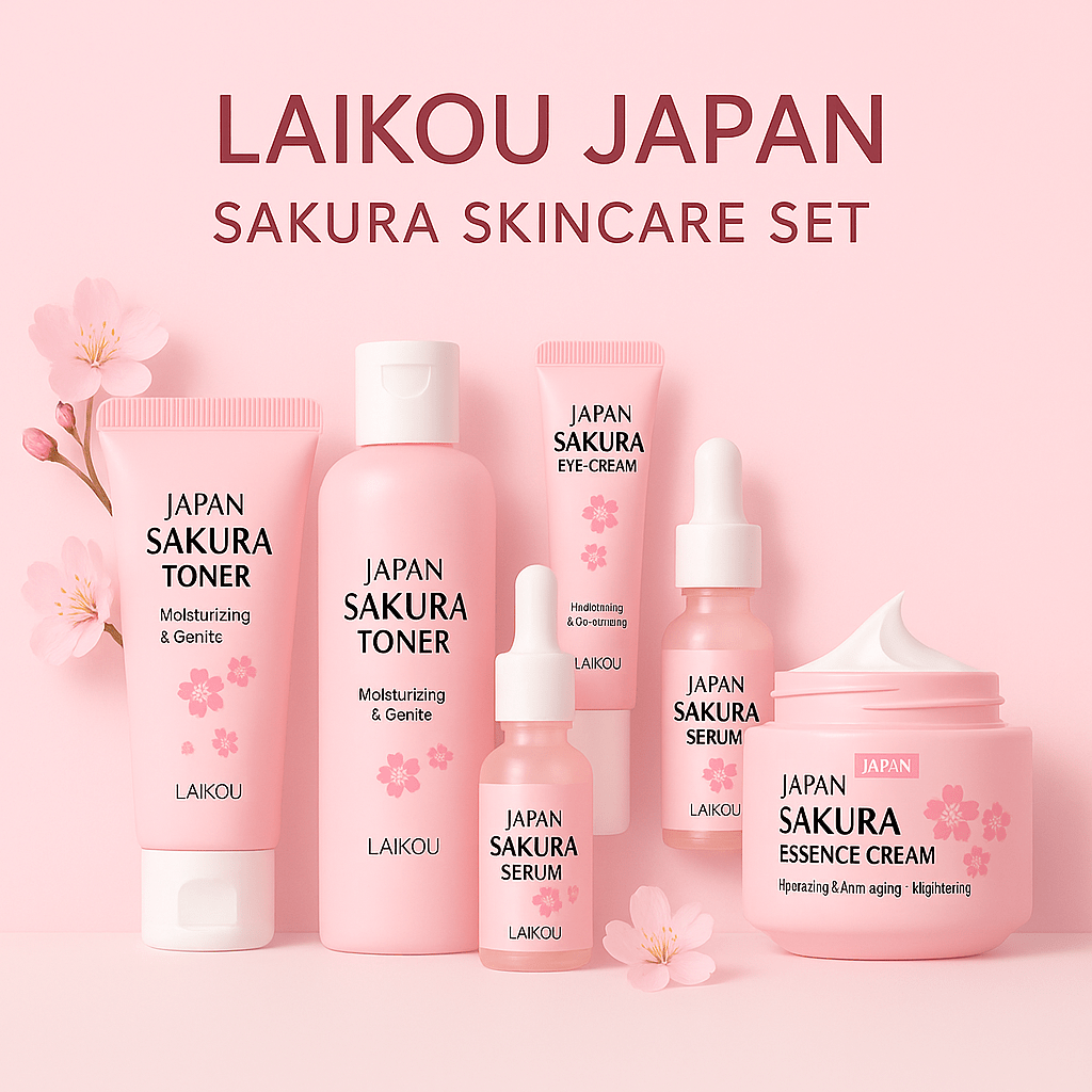 The Sakura Ritual - 6 Piece Glow Revival Set - Blush Sakura