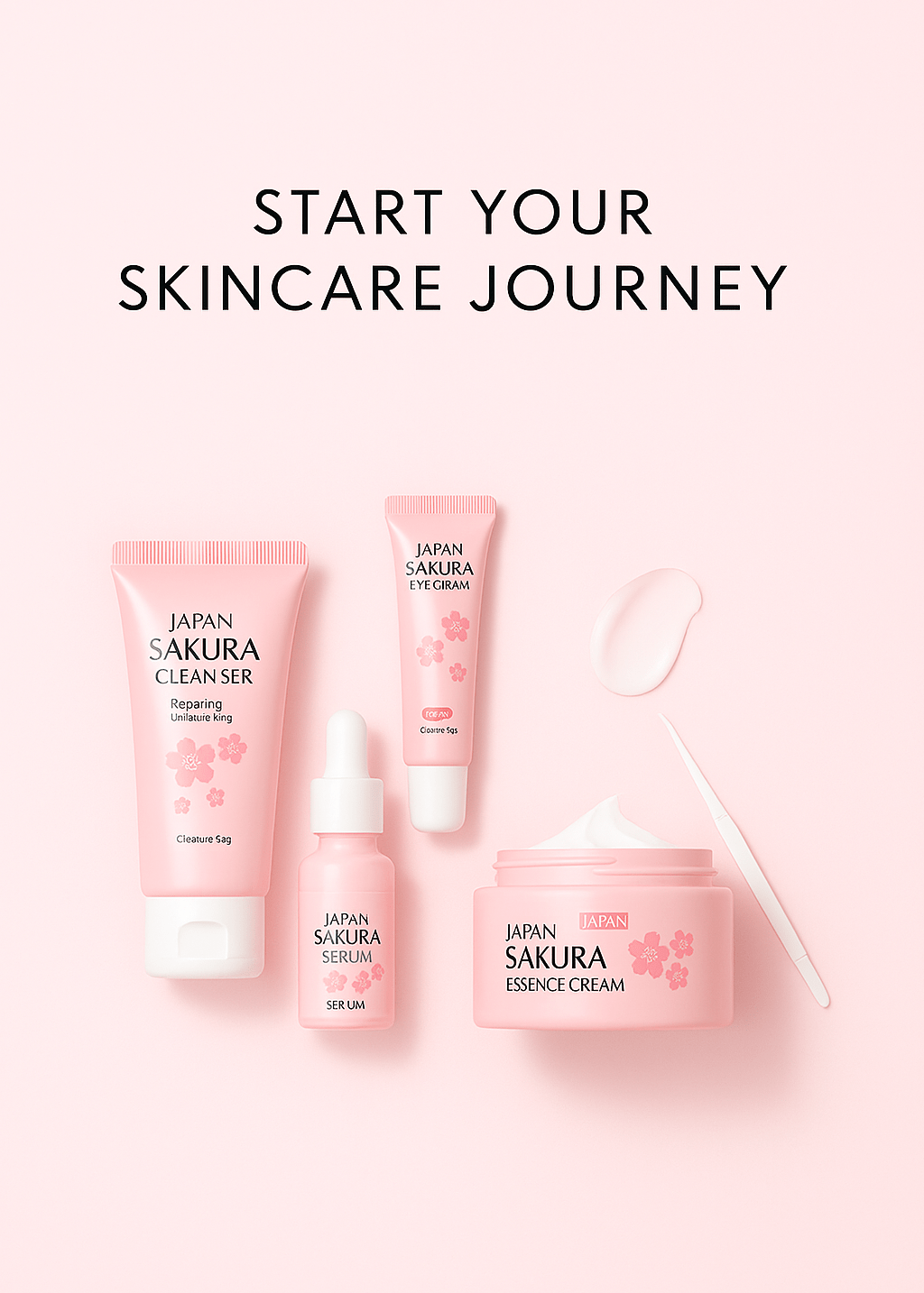 The Sakura Starter Ritual 4 - Piece Set - Blush Sakura