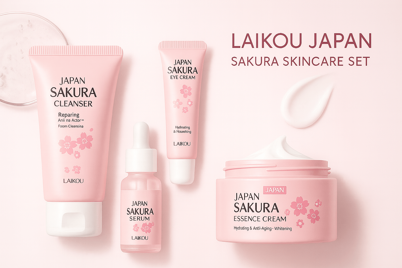 The Sakura Starter Ritual 4 - Piece Set - Blush Sakura