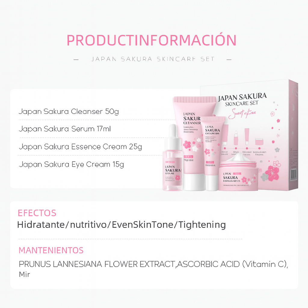 The Sakura Starter Ritual 4 - Piece Set - Blush Sakura